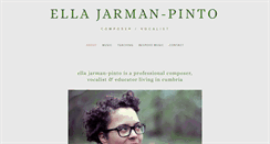 Desktop Screenshot of ellajarman-pinto.co.uk